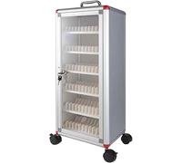 SSDDLZEQ Caja de Seguridad for teléfonos móviles de aleación de Aluminio, Ideal for empleados y Estudiantes.(72 Slots)