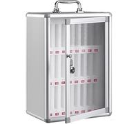 SSDDLZEQ Caja Fuerte Transparente con Cerradura for teléfonos móviles de Estudiantes y empleados.(24 bit)