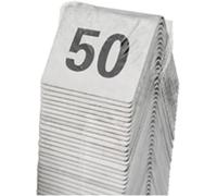 SSDDLZEQ Categorías de números de Mesa Letreros de números de Mesa Estilo Tienda de Acero Inoxidable for restaurantes, cafeterías y Bares(1-20)