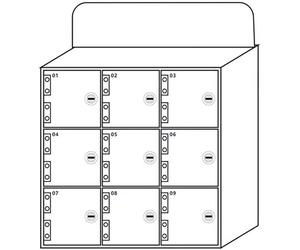 SSDDLZEQ Compartimentos acrílicos del gabinete de Almacenamiento for teléfonos móviles: Seguros y multifuncionales