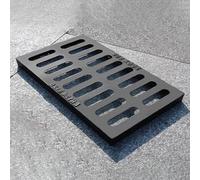 SSDDLZEQ Cubiertas de canalones de Hierro Fundido duraderas for Uso en Exteriores Cubiertas de canalones de Suelo rectangulares(50x35x3cm)