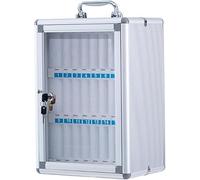 SSDDLZEQ Diseño bloqueable montado en la Pared de la Caja de Almacenamiento del teléfono móvil de la aleación de Aluminio