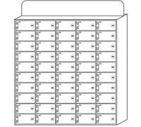 SSDDLZEQ El gabinete de Almacenamiento de acrílico for teléfonos móviles montado en la Pared Mantiene su Escritorio ordenado
