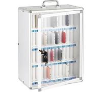 SSDDLZEQ El gabinete de Almacenamiento de aleación de Aluminio Silver Edition Proporciona una solución Segura de Almacenamiento for teléfonos móviles.