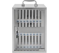 SSDDLZEQ Gabinete con Cerradura de Acero Inoxidable for Almacenamiento Seguro de Equipos