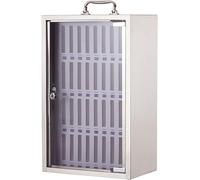 SSDDLZEQ Gabinete de Acero Inoxidable for Guardar teléfonos móviles, Ideal for aulas, oficinas y fábricas.(36 Slots)