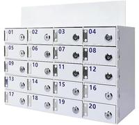 SSDDLZEQ Gabinete de Almacenamiento acrílico montado en la Pared Solución de Orden de Escritorio Blanco Puro