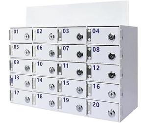 SSDDLZEQ Gabinete de Almacenamiento acrílico montado en la Pared Solución de Orden de Escritorio Blanco Puro