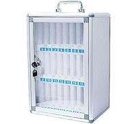 SSDDLZEQ Gabinete de Almacenamiento de teléfono móvil montado en la Pared con Cerradura for un Almacenamiento Seguro y ordenado