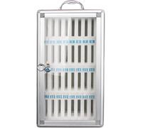 SSDDLZEQ Gabinete de Almacenamiento for teléfono móvil Caja de Almacenamiento for teléfono móvil Montado en la Pared Transparente con Cerradura Portátil(24 Slots)