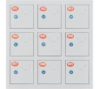 SSDDLZEQ Gabinete de Almacenamiento for teléfono móvil de pie Caja de Almacenamiento for gestión de teléfonos móviles con múltiples Compartimentos(9 Doors)