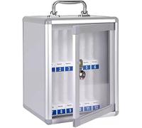 SSDDLZEQ Gabinete de Almacenamiento for teléfono móvil for reuniones de Empresa, Suministros de Oficina, gabinete for teléfono móvil, Caja de Metal(12)