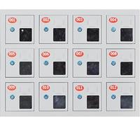 SSDDLZEQ Gabinete de Almacenamiento for teléfonos móviles de pie Gabinete de Almacenamiento Seguro for teléfonos móviles(6 Doors)