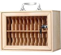SSDDLZEQ Gabinete de Almacenamiento for teléfonos móviles, gabinete de Almacenamiento de Madera numerado de fábrica Escolar, gabinete de Almacenamiento de Madera