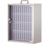 SSDDLZEQ Gabinete de Almacenamiento Plateado, Independiente o montado en la Pared, Adecuado for escuelas, oficinas y aulas.