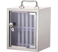 SSDDLZEQ Gabinete de Almacenamiento Plateado, Independiente o montado en la Pared, Adecuado for escuelas, oficinas y aulas.