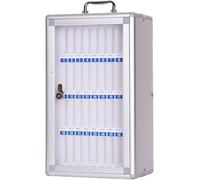 SSDDLZEQ Gabinete portátil de aleación de Aluminio for Guardar teléfonos móviles, fácil de Transportar.(36 Slots)