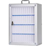 SSDDLZEQ Gabinete portátil de aleación de Aluminio for Guardar teléfonos móviles, fácil de Transportar.(48 Slots)