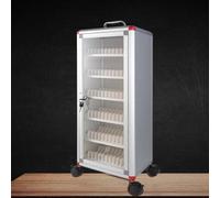 SSDDLZEQ Gabinete portátil for gestión de teléfonos móviles, Seguro y fácil de Mover(72 Slots)