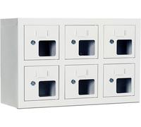 SSDDLZEQ Gabinete Transparente for Guardar teléfonos móviles Gabinete de pie for Guardar teléfonos móviles(6 Doors)