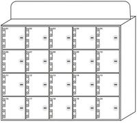 SSDDLZEQ Gabinetes acrílicos for Almacenamiento de teléfonos móviles: una solución Segura Que Ahorra Espacio