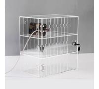 SSDDLZEQ Gabinetes de Almacenamiento de Seguridad Transparentes de Pared for gestión y organización de Dispositivos móviles