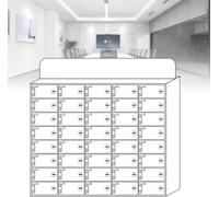 SSDDLZEQ La Caja Fuerte for teléfono móvil Que Ahorra Espacio montada en la Pared Permite una organización ordenada del Escritorio y un Almacenamiento Seguro.