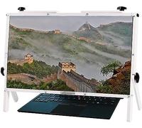 SSDDLZEQ Lupas de 22 Pulgadas for Pantalla de Ordenador portátil, Lupa Plegable for Ordenador portátil, Soporte for teléfono, Lupa física