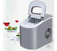 SSDDLZEQ Mini máquina de Hielo for el hogar, máquina de Hielo automática, máquina de Hielo for encimera, Cubitos de Hielo Transparentes for el hogar de Cocina (Color : Gray)