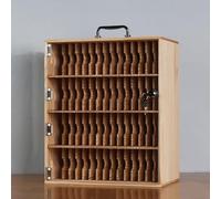 SSDDLZEQ Mueble de Madera for teléfono móvil, Ideal for aulas y oficinas.(60 Slots)