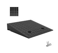 SSDDLZEQ Rampa de bordillo de Goma, Altura de rampa de umbral, rampa de escalón for Coche, Motocicleta, Silla de Ruedas, Carrito(50x50x14cm)