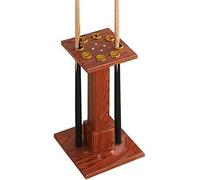 SSDDLZEQ Sistema de Almacenamiento de Bolas de Billar Caja de Almacenamiento de Tacos de Madera for Accesorios de Mesa de Billar, 4/8/12/16/36 Tacos(Brown,8)