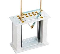 SSDDLZEQ Sistema de Almacenamiento de Bolas de Billar Caja de Almacenamiento de Tacos de Madera for Accesorios de Mesa de Billar, 4/8/12/16/36 Tacos(Bianco,16)