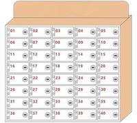 SSDDLZEQ Taquillas Transparentes for Guardar teléfonos móviles montadas en la Pared: la solución Ideal Tanto for el Personal como for los Estudiantes.