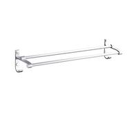 SSDDLZEQ Toalla de baño Rack Cuarto de baño Espacio de baño Toalla de Aluminio Toalla Doble Rod Toalla Toalla Toalla Toalla Toalla Baño Rack Colgante(30cm)