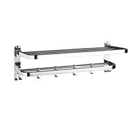 SSDDLZEQ Toalla Rack Baño Acero Inoxidable Almacenamiento Toalla Toalla Baño Cuarto de baño Rodador de inodoros Rack(60cm)