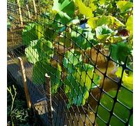 SSDDLZEQ Valla de plástico for jardín, Malla de Barrera for construcción, Malla de Alambre de plástico Negro for gallinero, barreras temporales Reutilizables for Exteriores(1.5x50m(5x164ft))