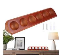 Ssdkpe Soporte para pelotas de golf | Estuche de madera para colección de pelotas de golf - Soporte para colección de coleccionistas para sala de estar, pared, hogar, club, decoración de escritorio