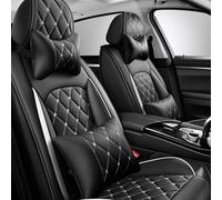 SSFENG Coche Fundas Asientos para Ford Fiesta Fließheck 2008-2017, Protección Juegos de Cubreasientos Impermeables Transpirable Coche Accesorios, White- Deluxe