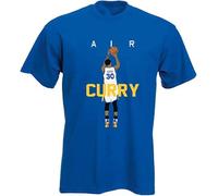 SSGTCKFM Steph Curry Dubnation Golden State - Camiseta Personalizada para Baloncesto, Color15, M Blue