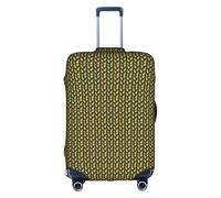 SSGVLPTO Funda de equipaje con estampado de piña amarilla, cubierta de protección de equipaje, cubierta de equipaje resistente, Blanco, S
