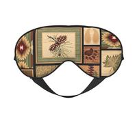 SSGVLPTO Máscara de ojos de doble cara con estampado de animales salvajes para apagón, sueño dulce, viajes relajantes, siestas
