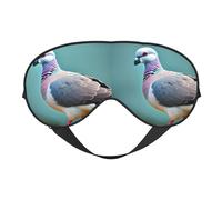 SSGVLPTO Máscara de ojos de doble cara con estampado de paloma de dibujos animados para apagón, sueño dulce, viajes relajantes, siestas