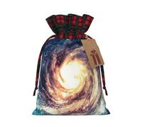 SSGVLPTO Universe Milky Way - Bolsas de regalo con estampado de galaxia, bolsas de regalo de caramelos, bolsas de regalo de boda, bolsas de regalo con cordón