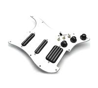 SSH Cargado Precableado Scratchplate Coil Splitting 2 Humbucker + 4 Coil Pickguard Pickup Con Single Cut Switch Pickup