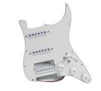 SSH - Golpeador de guitarra precableado con pastillas Humbucker individuales para guitarras eléctricas Fender USA/México Strat (blanco vintage)