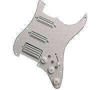 SSH High Output Loaded Prewired Scratchplate Coil Splitting 2 Mini Humbucker Pickup Guitarra Eléctrica Pickguard Guitarra Precableado Golpeador
