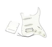 SSH Loaded Prewired Guitar Pickguard Humbucker Pickups Set Para Guitarra Eléctrica 3Ply White