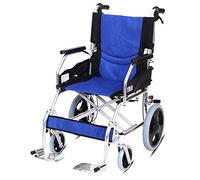 SSHHI LY Aleación de Aluminio Plegable Silla de Ruedas,Portátil Ligero con Freno de Mano Tipo de Empuje Silla de Viaje de Transporte,Adecuado para Personas Mayores,Hombres Y Mujeres Sólido /