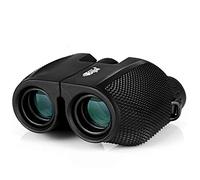 SSHHM Alta Potencia Prismaticos Profesionales, Binocular 10x25 con Prisma BAK4, Lente FMC, Resistente al Agua Ideal Para Viajes de Observación de aves/A / 10×25